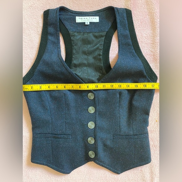 Trina Turk Confetti Vest Size 6 - Picture 5 of 8